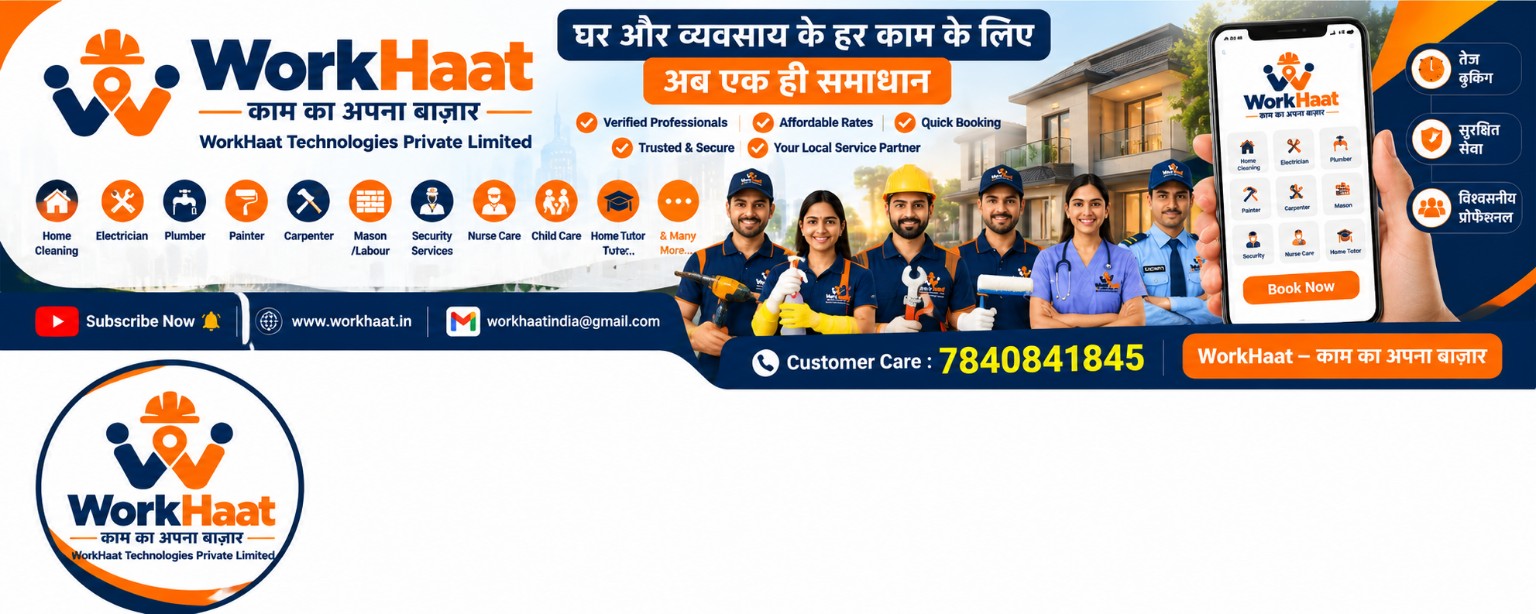 WorkHaat service categories banner
